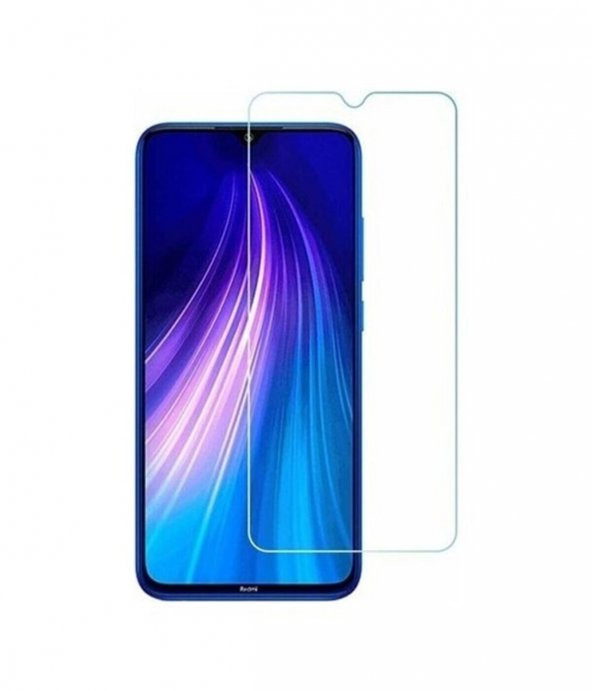 Redmi Note 9 5G Sadece Ön Mat Kılıflı Kesim Ekran Koruyucu Kaplama