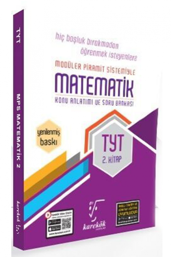 TYT Matematik Konu Anlatımı ve Soru Bankası 2. Kitap Karekök Yayınları - 2