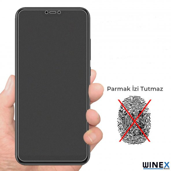 Asus Zenfone 3 ZE552KL/Z012s Sadece Ön Mat Kılıflı Kesim Ekran Koruyucu Kaplama - 5