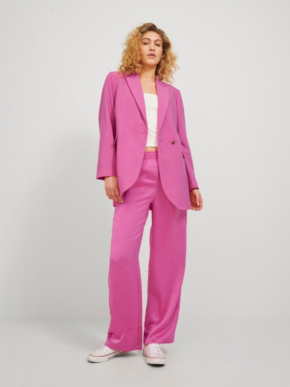 JJXX Bayan Pembe Renk Kruvaze Blazer Ceket 12200590 - 3