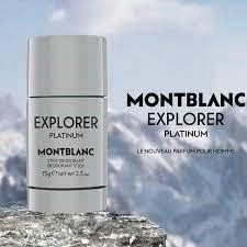 MONTBLANCMens Explorer Platinum Deodorant  75 G Stick