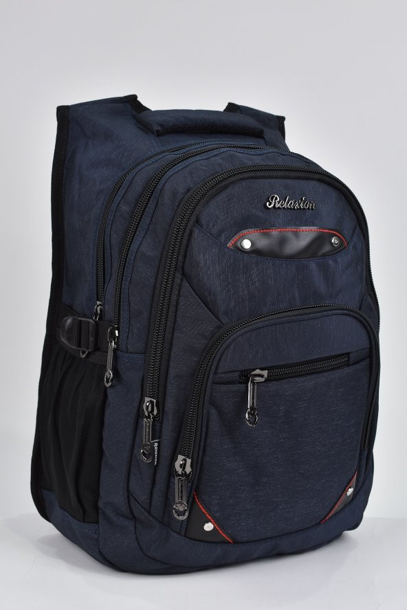 Elatae Unisex Ortopedik Çok Gözlü Günlük Seyahat Okul Sırt Çantası Lacivert 2225 ürün görseli