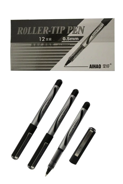 Siyah Pilot Kalem 0,5 mm  3 Adet