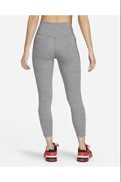 Nike One Normal Belli 7/8 Toparlayıcı Kadın Gri Tayt DM7272-068 - 2