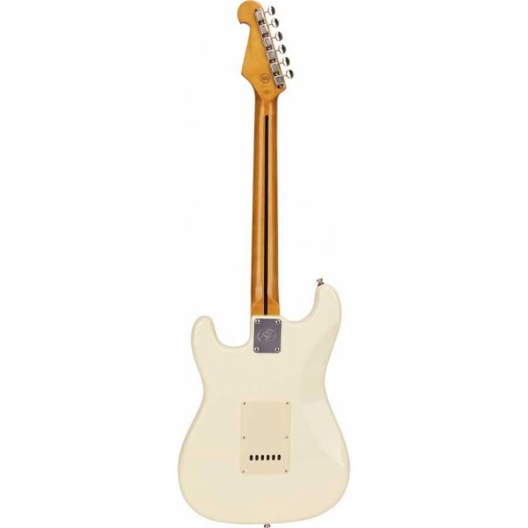 SX SST57+ Stratocaster Elektro Gitar (Vintage White) - Resim 2