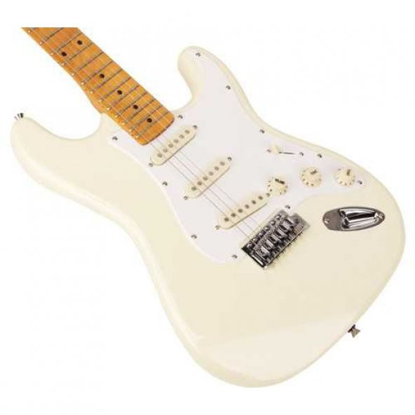 SX SST57+ Stratocaster Elektro Gitar (Vintage White) - Resim 3