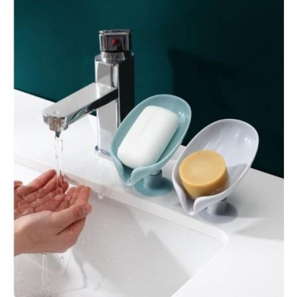 Nakres Vantuzlu Su Giderli Sabunluk Katı Sabunluk Dekoratif Mutfak Banyo Lüx Katı Sabunluk