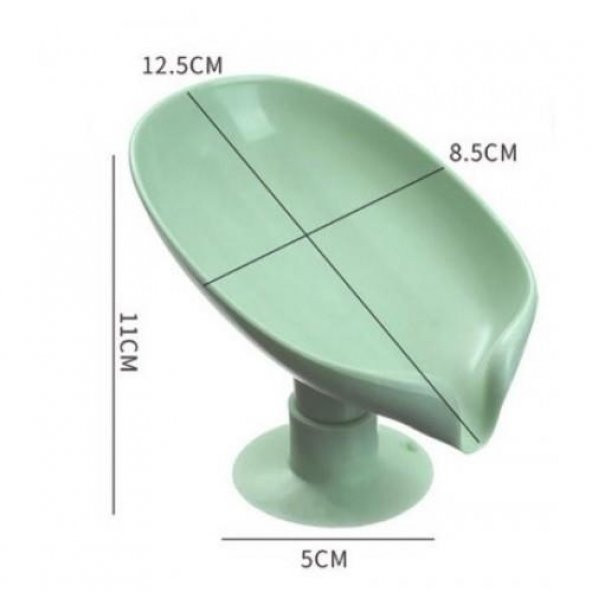 Nakres Vantuzlu Su Giderli Sabunluk Katı Sabunluk Dekoratif Mutfak Banyo Lüx Katı Sabunluk - 2