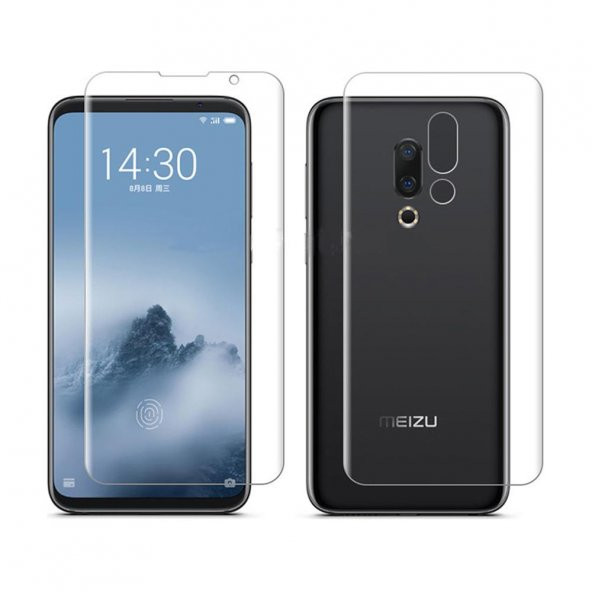 Meizu 18X Ön-Arka Darbe Emici HD Ekran Koruyucu Kaplama