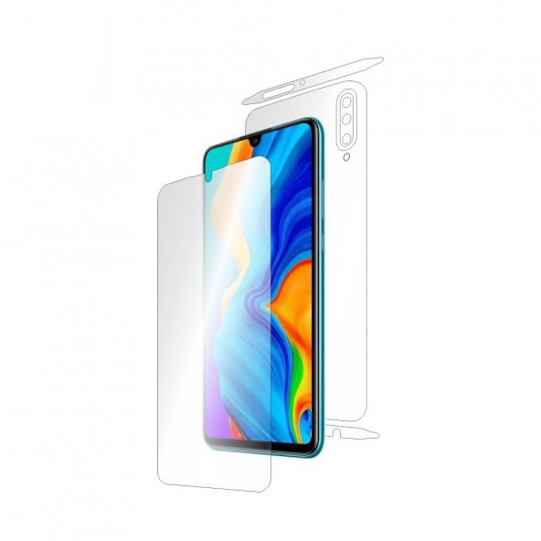 Samsung Galaxy A90 5G Ön-Arka 360 Fullbody Darbe Emici Kaplama ve Hd Ekran Koruyucu