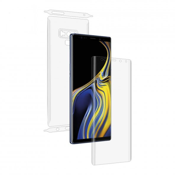 Xiaomi Mi Note 10 Lite Ön-Arka 360 Fullbody Darbe Emici Kaplama ve Hd Ekran Koruyucu