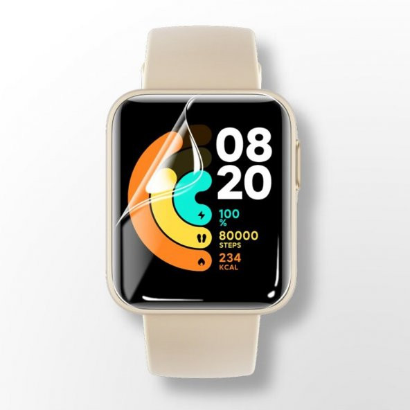 Xiaomi Mi Watch Lite Ön Darbe Emici Ekran Koruyucu Nano Cam (4 Adet)