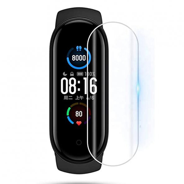 Xiaomi Mi Band 2 Ön Darbe Emici Ekran Koruyucu Nano Cam (4 Adet)