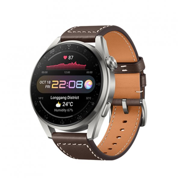 Huawei Watch 3 İle Uyumlu Ön Darbe Emici Ekran Koruyucu Nano Cam (4 Adet)