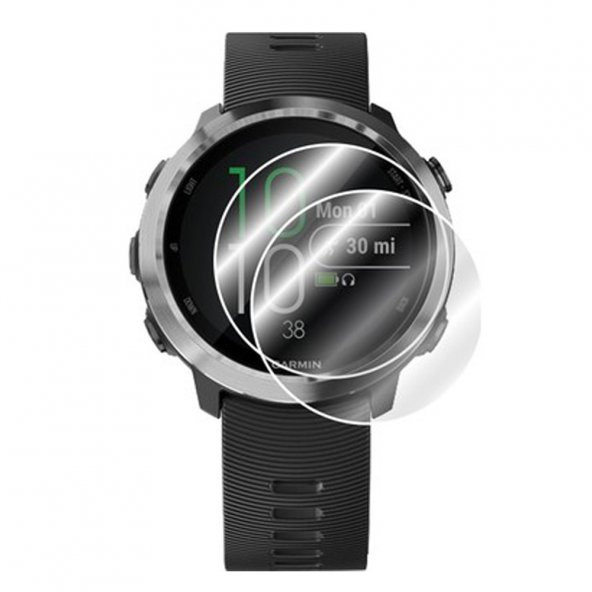 Garmin Forerunner 645 Ön Darbe Emici Ekran Koruyucu Nano Cam (4 Adet)