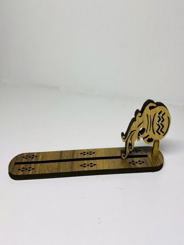 Otantik Ahşap Tütsü kayığı ((Tutsu Hediyeli)) - 4