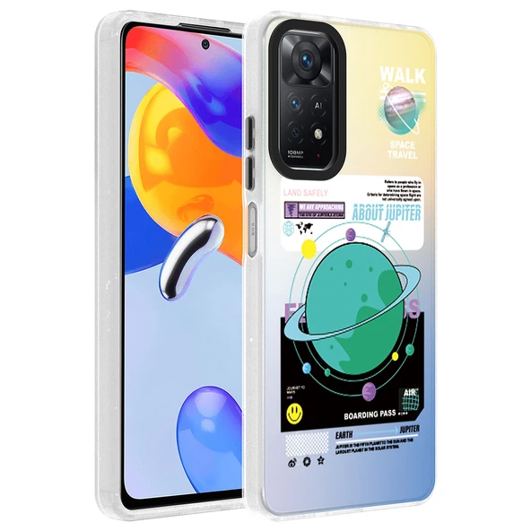 Xiaomi Redmi Note 11 Pro 5G Kılıf Desenli Zore Dragon Sert Kılıf - 4