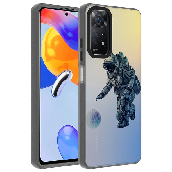 Xiaomi Redmi Note 11 Pro 5G Kılıf Desenli Zore Dragon Sert Kılıf - 3