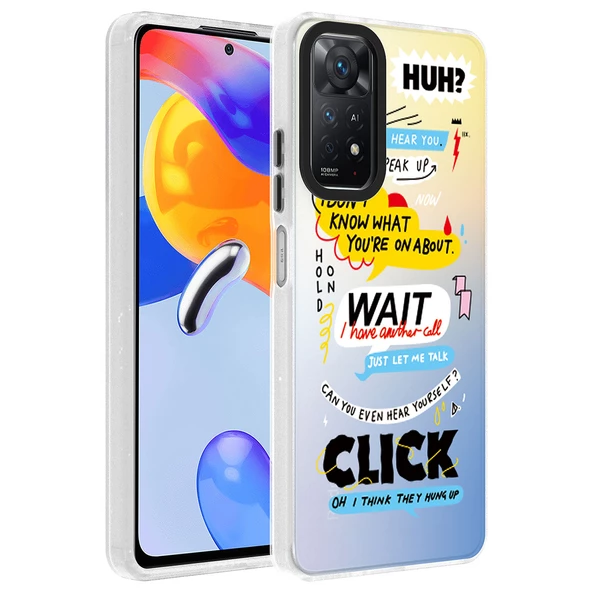 Xiaomi Redmi Note 11 Pro 5G Kılıf Desenli Zore Dragon Sert Kılıf - 7