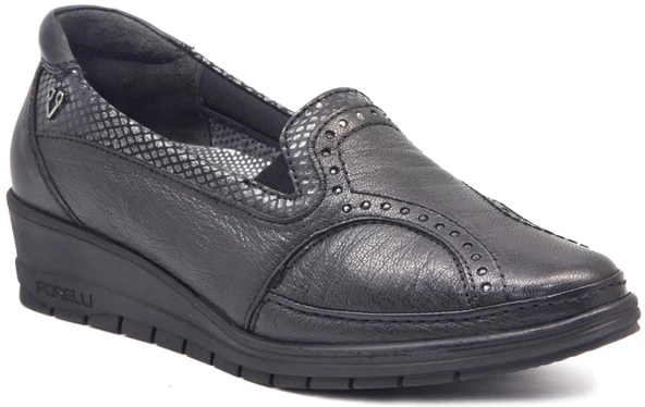 Forelli 9K 25109 Siyah Bayan Ayakkabı Comfort ürün görseli