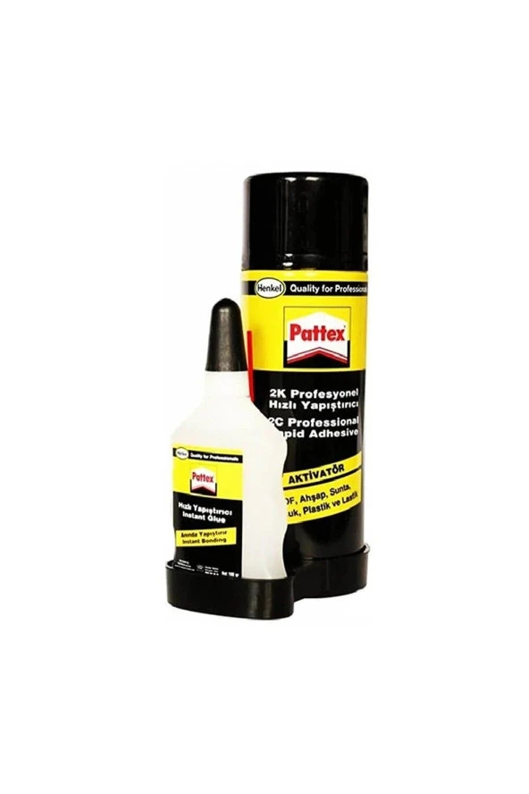 Pattex Sprey Yapıştırıcı MDF Aktivatörlü Hızlı Yapıştırıcı 200 ML + 50 Gram - 2