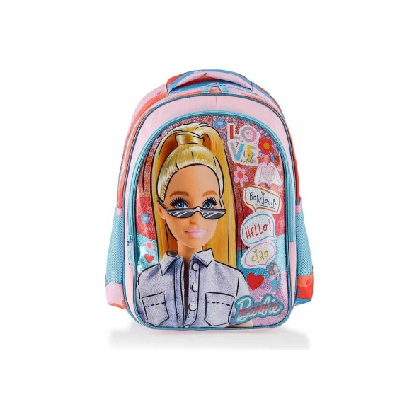 Frocx Otto Barbie 2 Bölmeli İlkokul Çantası Barbie Due Love All Okul Sırt Çantası