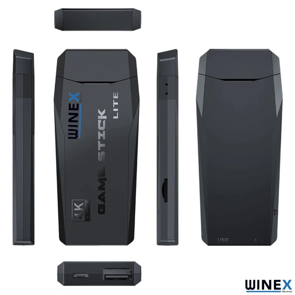 Winex Arcade Yeni 4KHD Retro Game Stick 90 lı Yıllar Atari Makinası Oyunları 5742 Oyunlu Konsol - 7