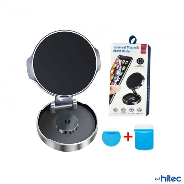 ScHitec Katlanabilir Manyetik Araç İçi Telefon Tutucu - 4