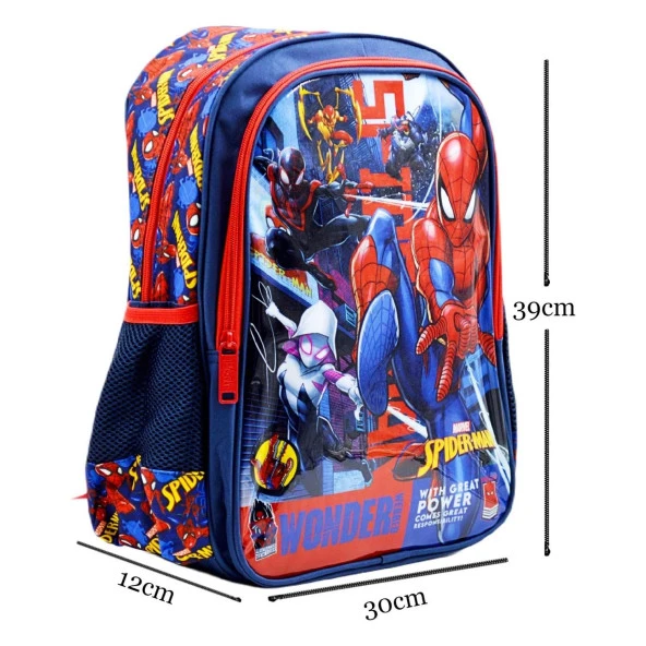 Frocx Otto Marvel Spider Man Lisanslı İlkokul Çantası 2 Bölmeli Okul Sırt Çantası - 2