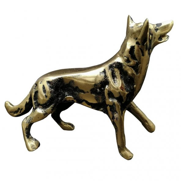 PiMarks Pirinç Döküm Biblo Kurt Köpeği - 2