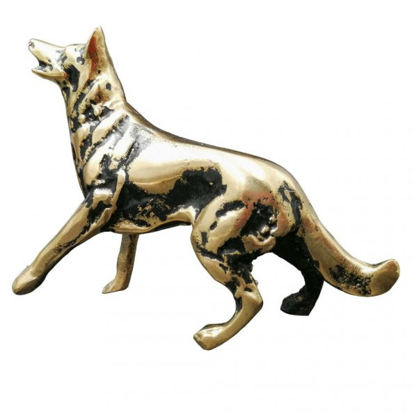 PiMarks Pirinç Döküm Biblo Kurt Köpeği - 3
