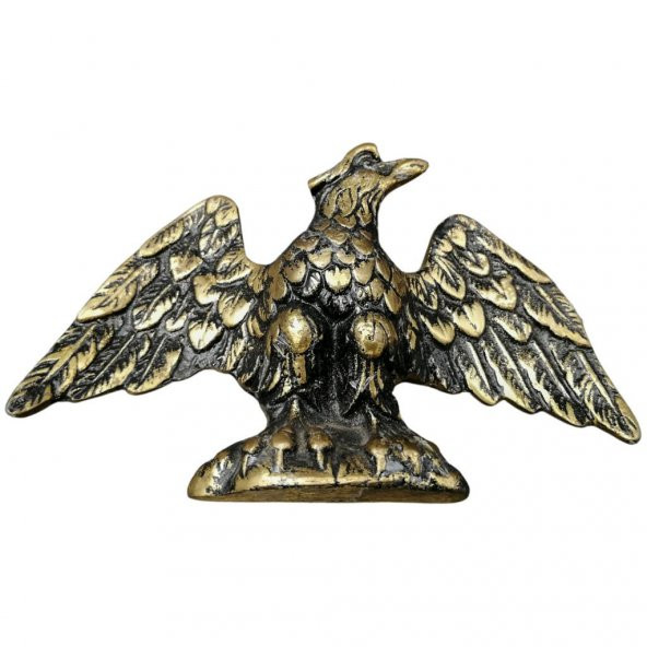 PiMarks Selçuklu Kel Kartalı Dekoratif Biblo Pirinç Döküm - 2