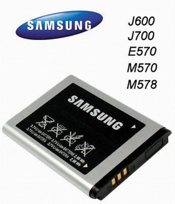 Day Samsung B110 E390 E570 E578 J700 J700i J700v J708 Z150 T509 T509s E398 için AB503442BC Pil
