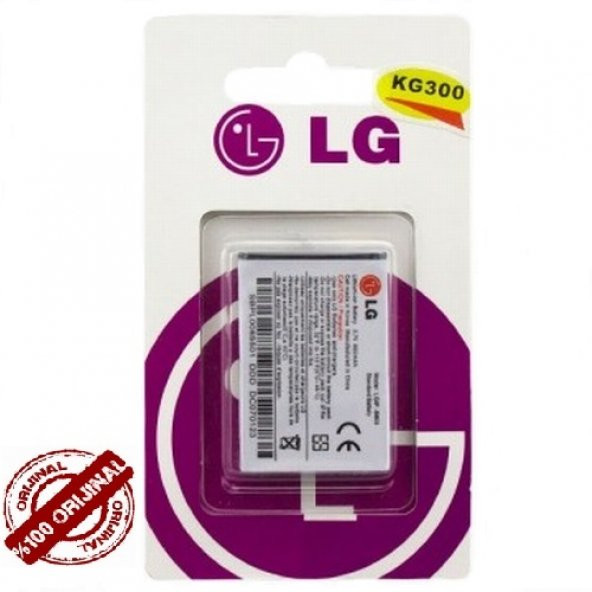 Day Orijinal LG KG300 LGIP-B800 Battery Pil 800 mAh (Orijinal Kalite Uzun Ömürlü Yüksek Kapasite)