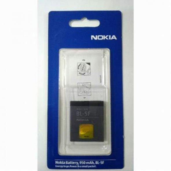 Day Orijinal Nokia N95 BL-5F 950 mAh Batarya Pil (Uzun Ömürlü Yüksek Kapasite)