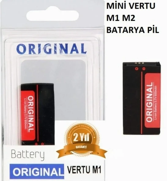 Day Mini Vertu M1 M2 Batarya Pil Battery Garantili 750 Mah