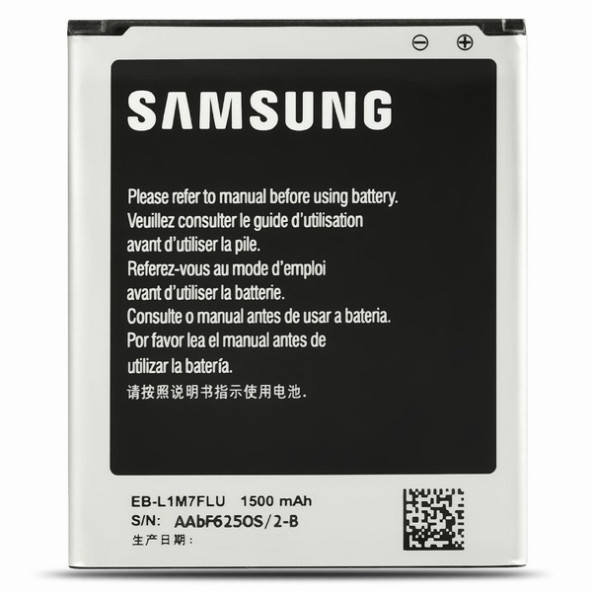 Orjinal Samsung Galaxy S3 Mini EB-F1M7FLU Batarya Pil 3,7 V 1500 Mah