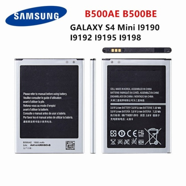 Samsung Galaxy i257 B500AE B500BE Garantili 1900mAh Pil (Uzun Ömürlü Batarya) ürün görseli 1