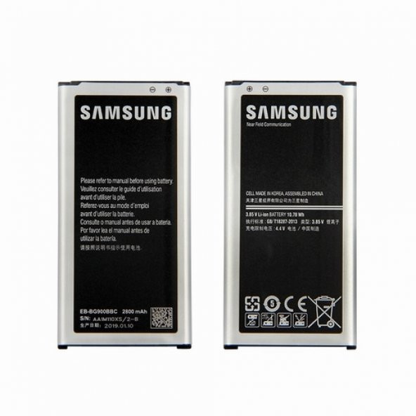 Day Samsung Galaxy G900A EB-BG900BBE EB-BG900BBU EB-BG900BBC Garantili 2800mAh Pil Batarya ürün görseli 1