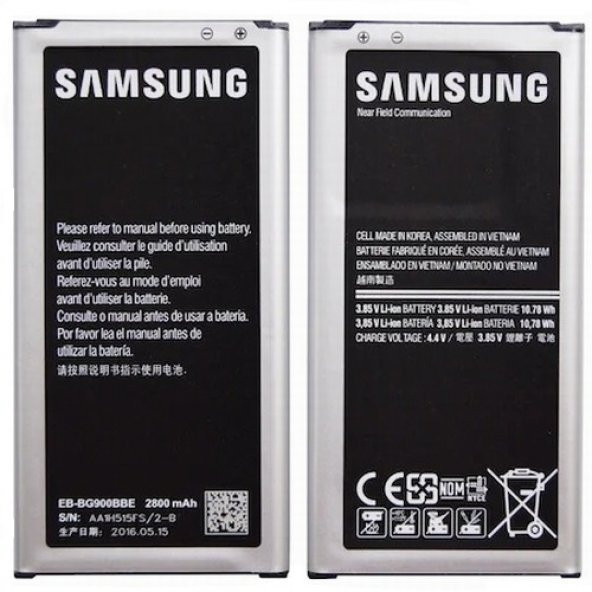 Day Samsung Galaxy G9008W EB-BG900BBE EB-BG900BBU EB-BG900BBC Garantili 2800mAh Pil Batarya ürün görseli 1