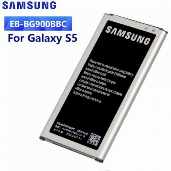Day Samsung Galaxy G900K EB-BG900BBE EB-BG900BBU EB-BG900BBC Garantili 2800mAh Pil Batarya