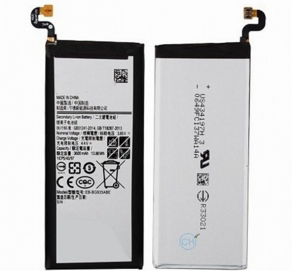 Day Samsung Galaxy S7 EDGE EB-BG935ABE 3600mAh Pil Batarya Orijinal Uzun Ömürlü Yüksek Kapasite - 1