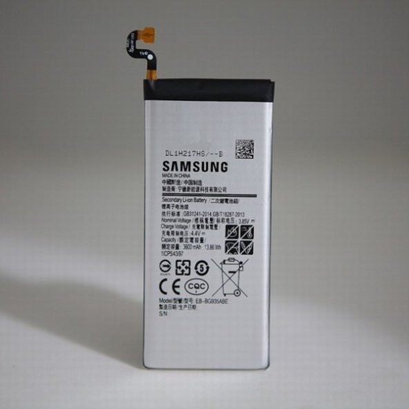 Day Samsung Galaxy S7 EDGE EB-BG935ABE 3600mAh Pil Batarya Orijinal Uzun Ömürlü Yüksek Kapasite