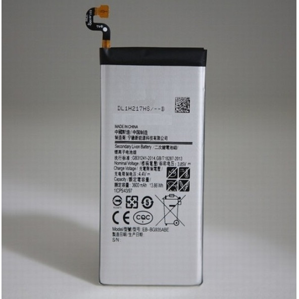 Day Samsung Galaxy SM-G935S EB-BG935ABE 3600mAh Pil Batarya Orijinal Uzun Ömürlü Yüksek Kapasite - 7