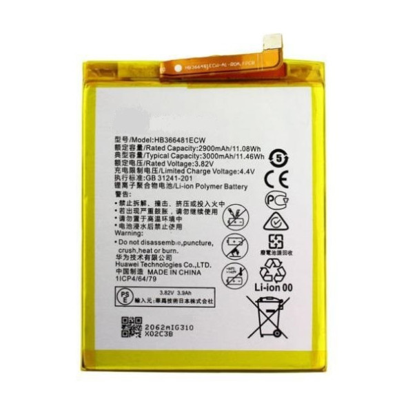 Day Huawei P8 Lite HB366481ECW 3000 mAh Batarya Pil Orijinal Uzun Ömürlü Yüksek Kapasite - Resim 4