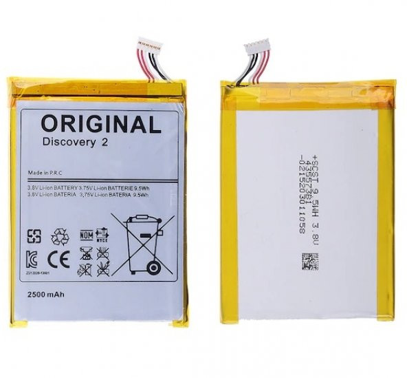 Cayka GENERAL MOBİLE DİSCOVERY 2 BATARYA PİL (2500 mAh) ürün görseli 1