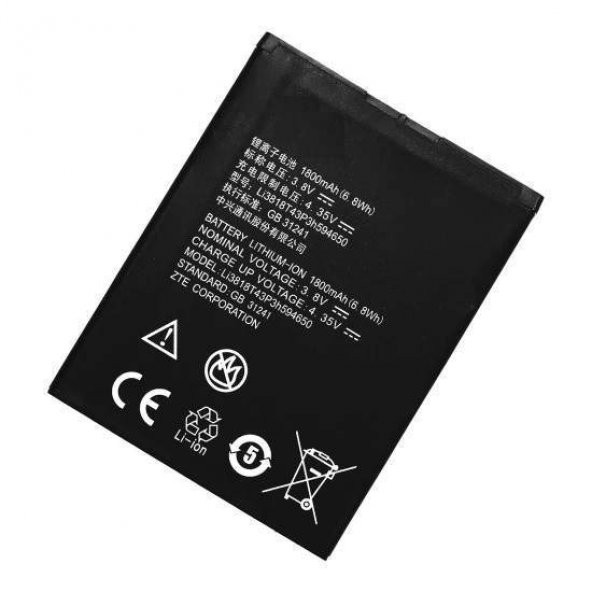 Day ZTE V6700 Li3714T42P3h504857-H (1400 mAh Batarya Pil Orijinal Uzun Ömürlü Yüksek Kapasite) ürün görseli 1
