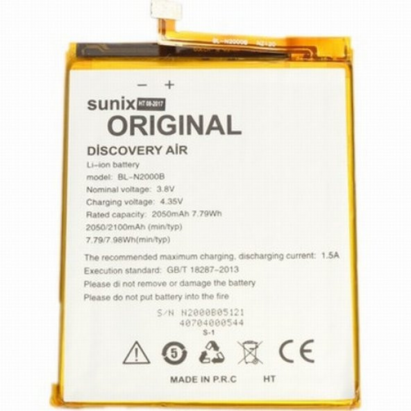 Day Gionee GN9005 ELIFE S5.1 Bl-N2000B 2050 mAh Batarya Pil Orijinal Uzun Ömürlü Yüksek Kapasite