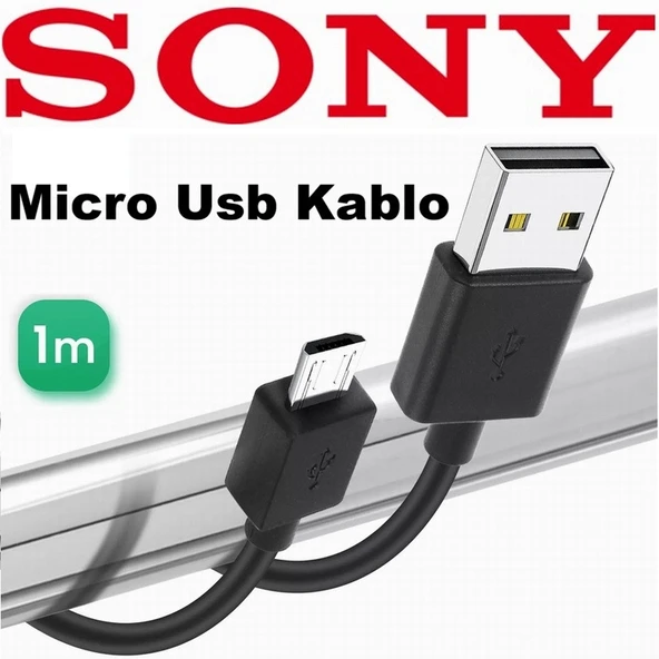 Sony Ericsson Micro USB Data Kablosu ve Şarj Kablosu (100 cm) ürün görseli 1