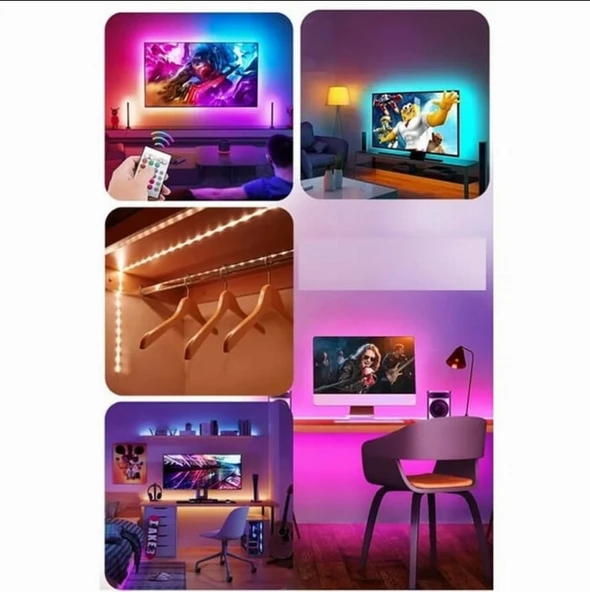 WN-1161 Tek Çip Rgb Şerit LED Seti Animasyon 4,5 M - Resim 2